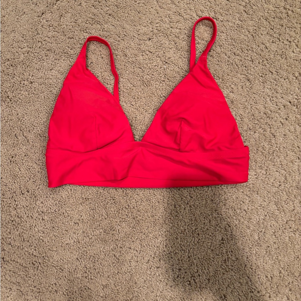 Aerie Bold Red Swimsuit Top